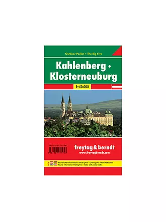 FREYTAG & BERNDT | Wanderkarte Kahlenberg - Klosterneuburg, Outdoor Pocket + The Big Five Maßstab 1:40.000 | 